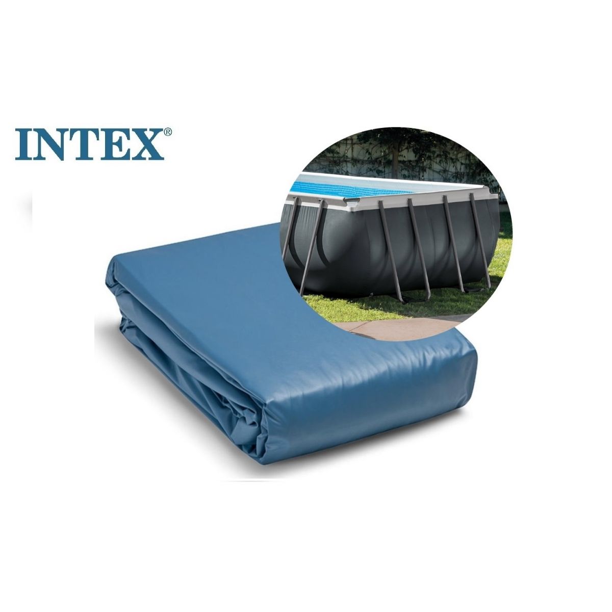Чашковый пакет 5,49×2,74×1,32 м для каркасного бассейна Ultra Frame, INTEX, 12445A Чашковый пакет 5,49×2,74×1,32 м для каркасного бассейна Ultra Frame, INTEX, 12445A