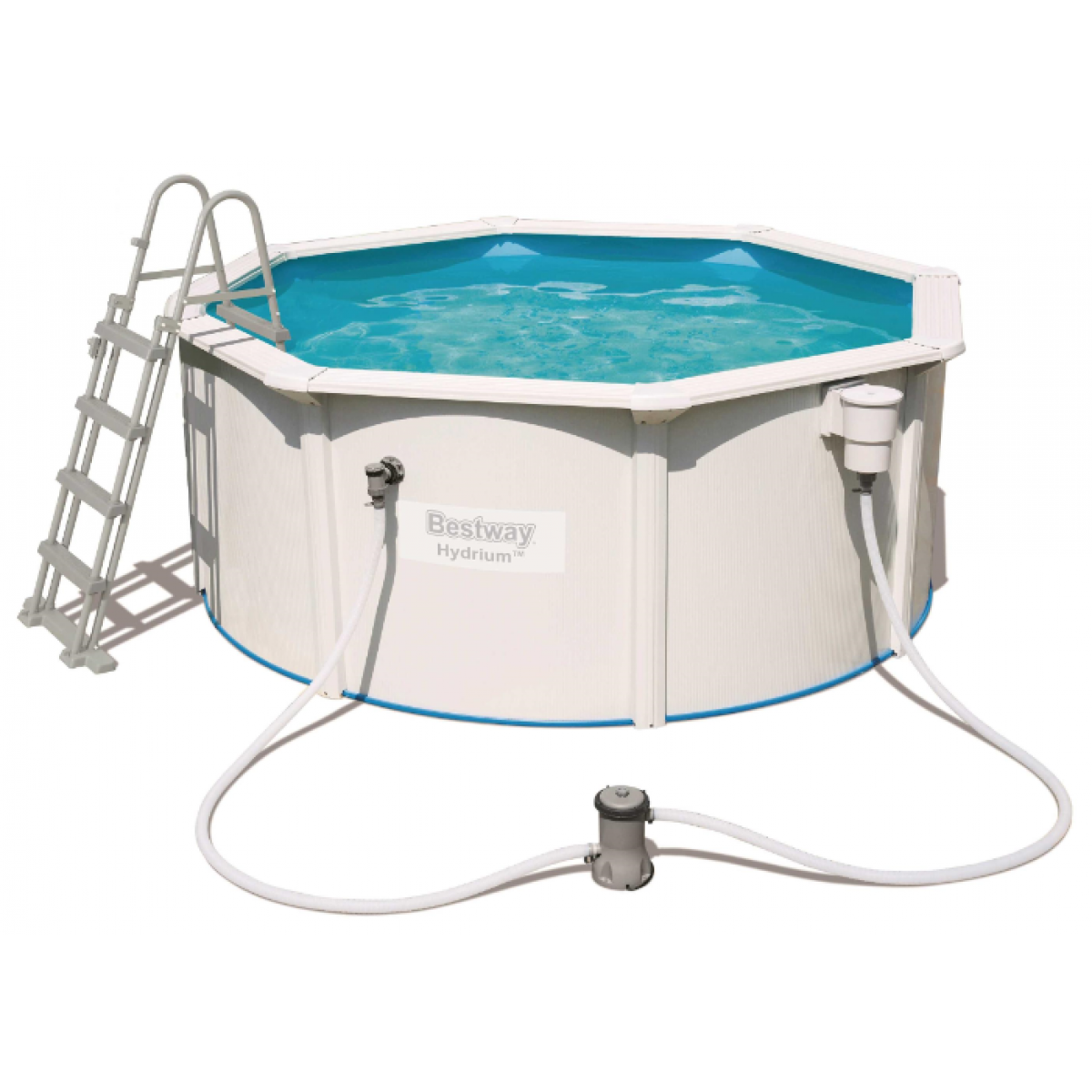 Бассейн каркасный 300×120 см со стальными стенками и 4 аксессуарами BESTWAY 56563 Бассейн каркасный 300×120 см со стальными стенками и 4 аксессуарами BESTWAY 56563