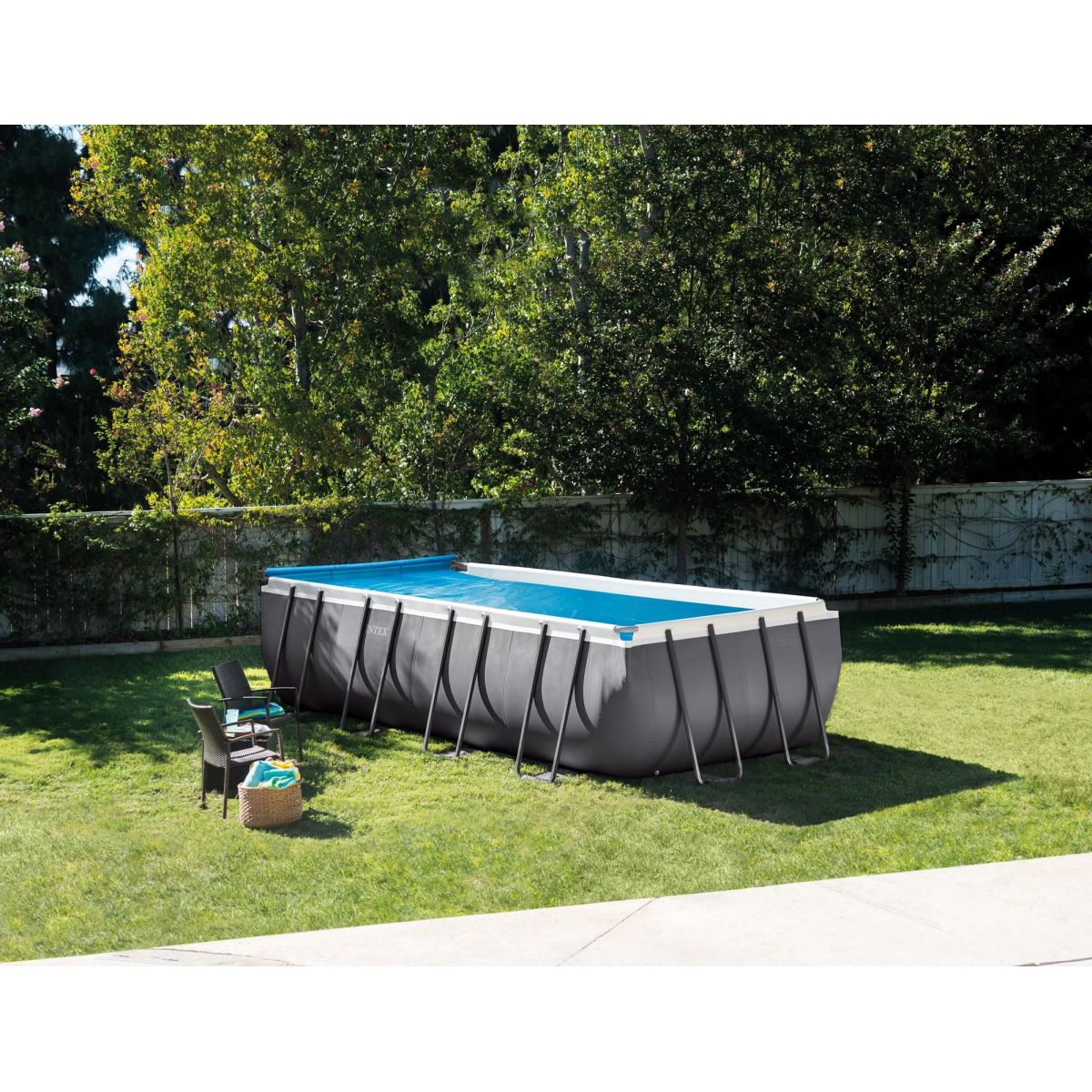 Чашковый пакет 7,32×3,66×1,32 м армированный для каркасного бассейна Rectangular Ultra Frame INTEX 12446A Чашковый пакет 7,32×3,66×1,32 м армированный для каркасного бассейна Rectangular Ultra Frame INTEX 12446A