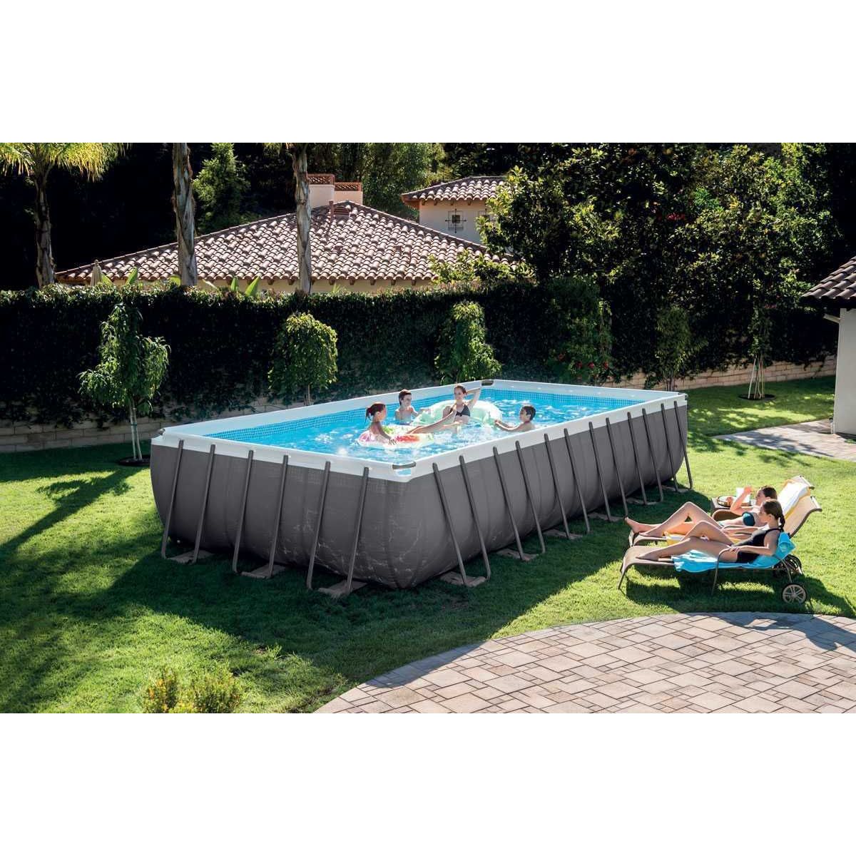 Чашковый пакет 7,32×3,66×1,32 м армированный для каркасного бассейна Rectangular Ultra Frame INTEX 12446A Чашковый пакет 7,32×3,66×1,32 м армированный для каркасного бассейна Rectangular Ultra Frame INTEX 12446A