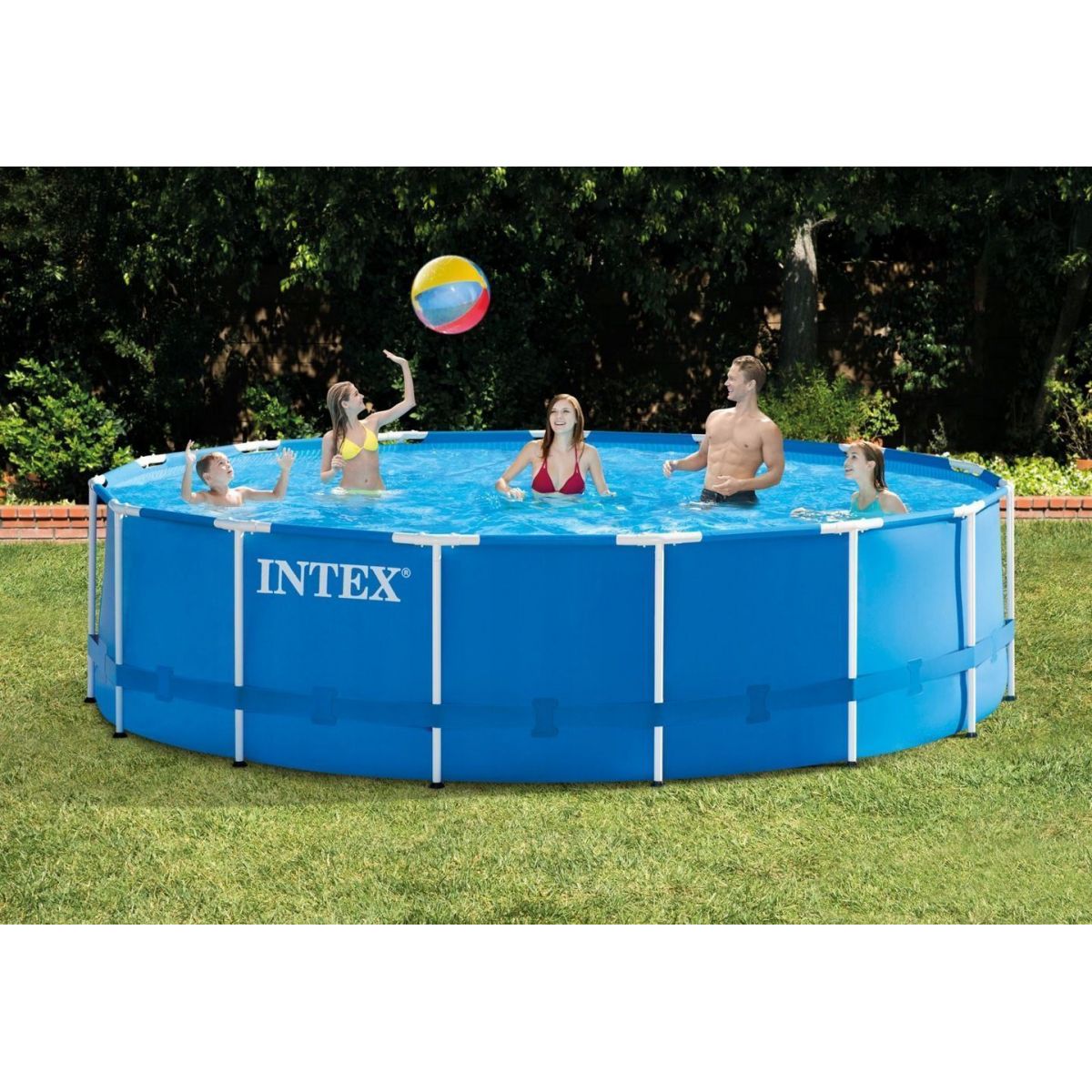 Чашковый пакет 4,57 х 1,22 м для каркасного бассейна Metal Frame INTEX 11413 Чашковый пакет 4,57 х 1,22 м для каркасного бассейна Metal Frame INTEX 11413